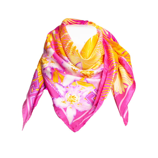 Versace Pre-owned Schal mit Dschungelprint - Rosa - Image 6