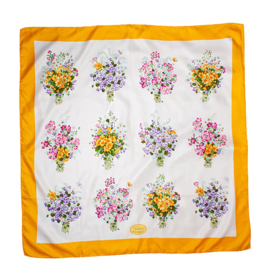 Gucci Vintage-Schal mit Blumenmuster - Image 2