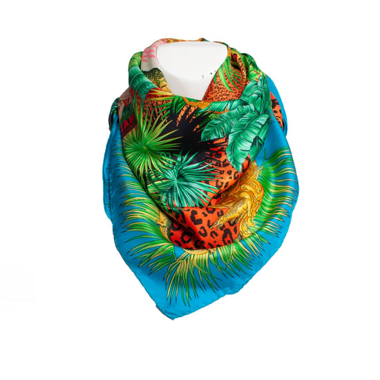 Atelier Versace Mehrfarbiger Dschungel-Tarzan-Schal - Image 2