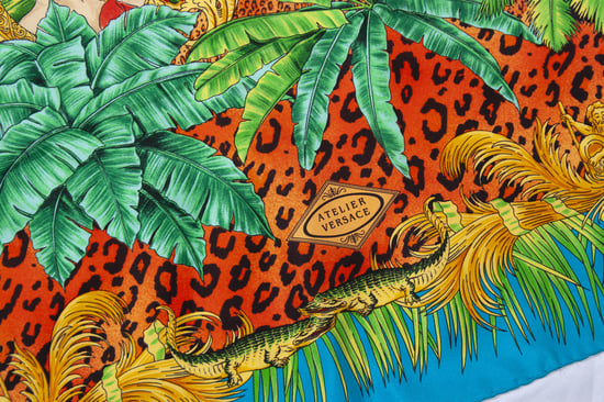 Atelier Versace Mehrfarbiger Dschungel-Tarzan-Schal - Image 4