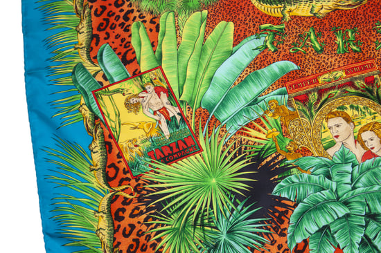 Atelier Versace Mehrfarbiger Dschungel-Tarzan-Schal - Image 6