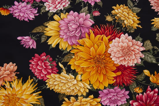 Gucci-Schal mit Blumenmuster und rotem Rand - Image 6