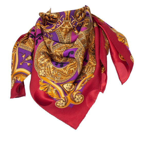 Atelier Versace Schal mit mehrfarbigem Barock-Print - Image 2