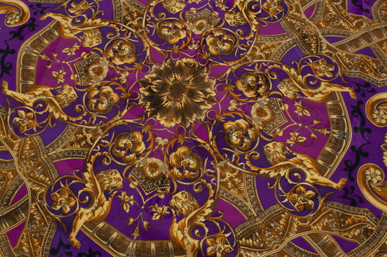 Atelier Versace Schal mit mehrfarbigem Barock-Print - Image 3
