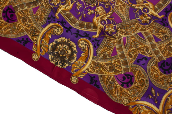 Atelier Versace Schal mit mehrfarbigem Barock-Print - Image 4