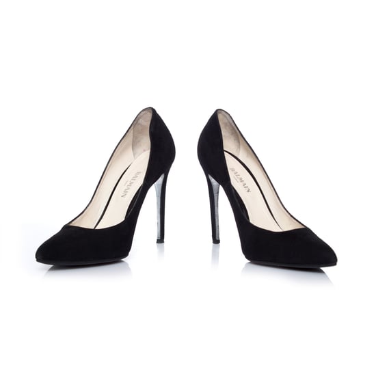 Balmain Pumps aus schwarzem Wildleder. - Image 3