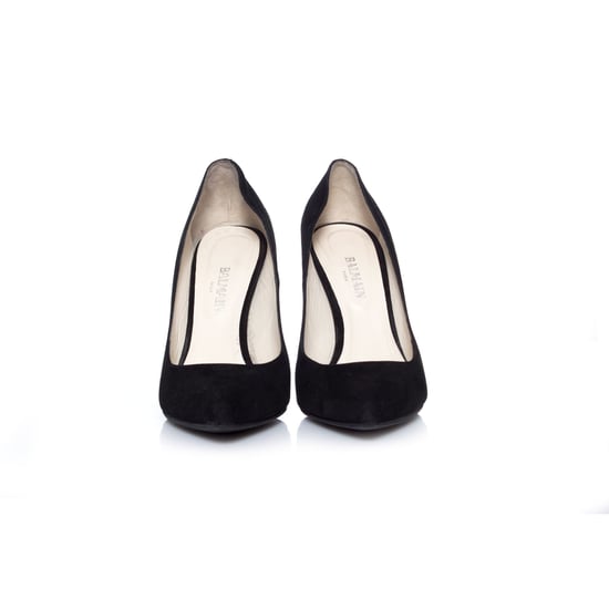 Balmain Pumps aus schwarzem Wildleder. - Image 4