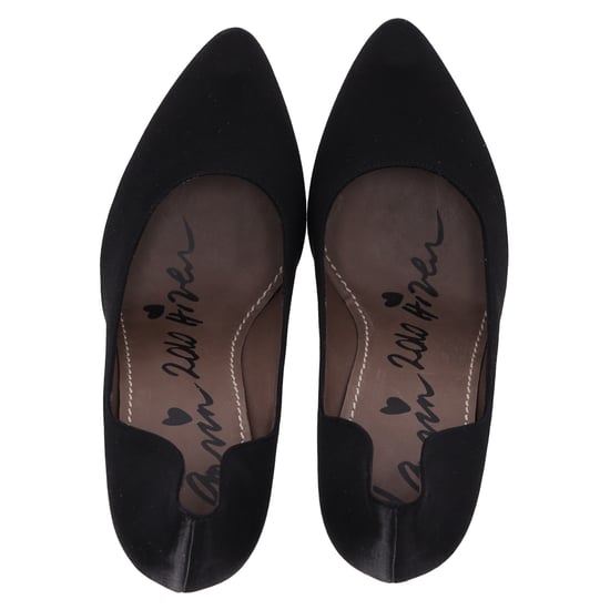 Lanvin Spitz-Toe Plateau-Pumps aus schwarzem Satin - Image 6