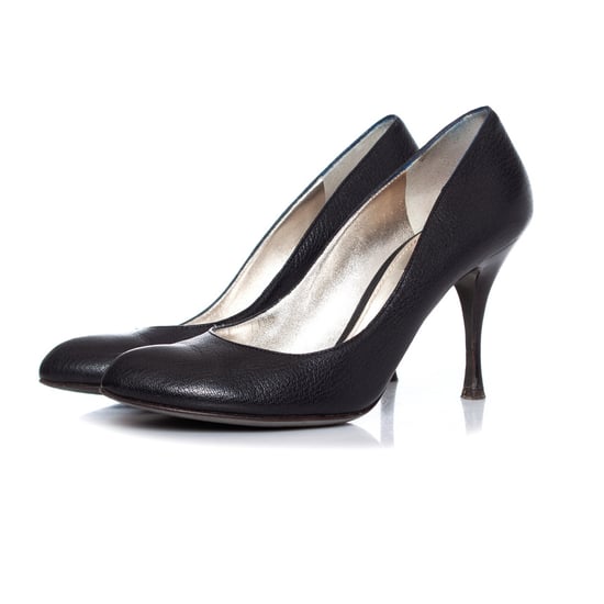 Dolce & Gabbana Pumps aus schwarzem genarbtem Leder - Image 1