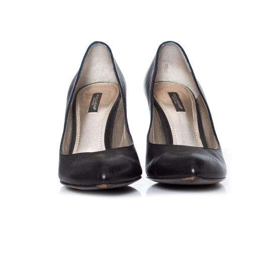 Dolce & Gabbana Pumps aus schwarzem genarbtem Leder - Image 6