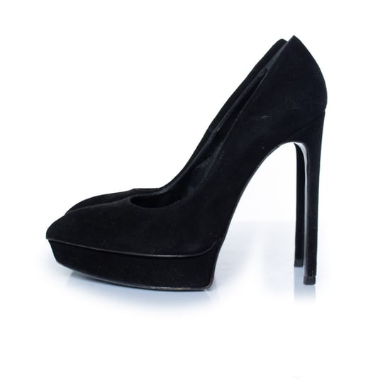 Saint Laurent Janis Pumps aus schwarzem Wildleder - Image 2