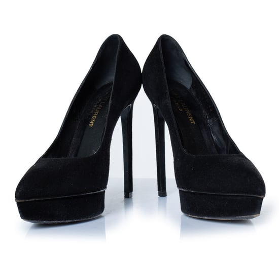 Saint Laurent Janis Pumps aus schwarzem Wildleder - Image 6