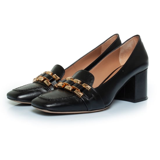 Roberto Festa X Paul Warmer Pumps aus schwarzem Leder - Image 1