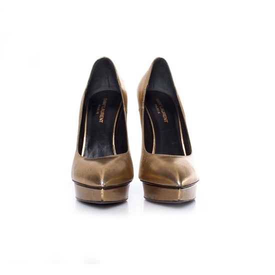 Goldene Plateau-Pumps von Saint Laurent - Image 5