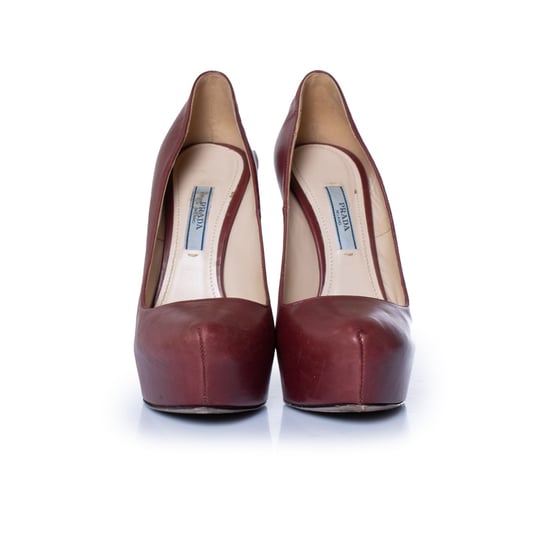 rote Plateau-Pumps von Prada - Image 3
