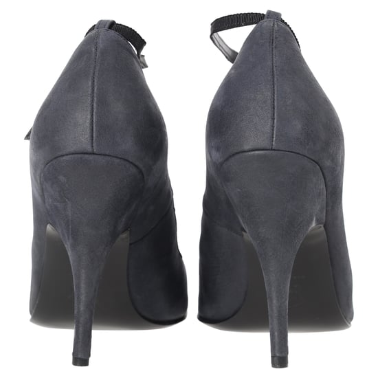 Lanvin Riemchenpumps aus dunkelgrauem Leder - Image 4
