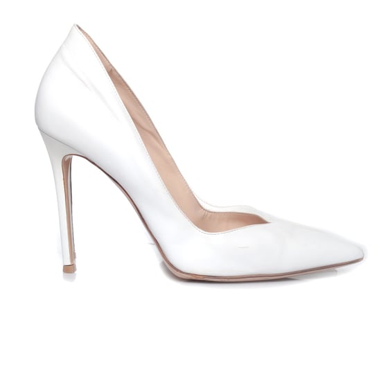 Gianvito Rossi Dekolleté-Pumps aus weißem Leder - Image 5
