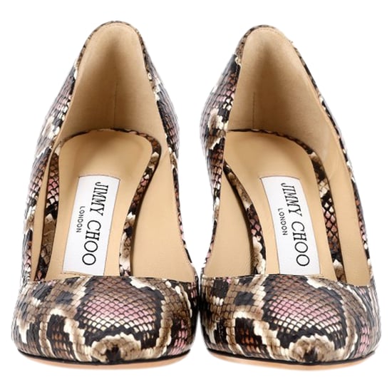 Jimmy Choo Romy Pumps mit Schlangenprägung aus Leder mit Animalprint - Image 3