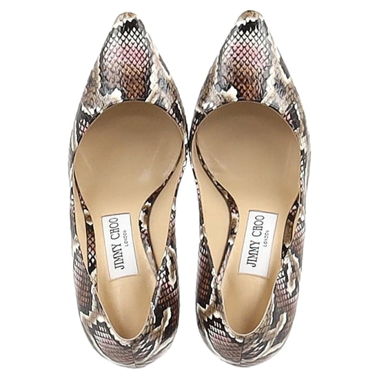 Jimmy Choo Romy Pumps mit Schlangenprägung aus Leder mit Animalprint - Image 4