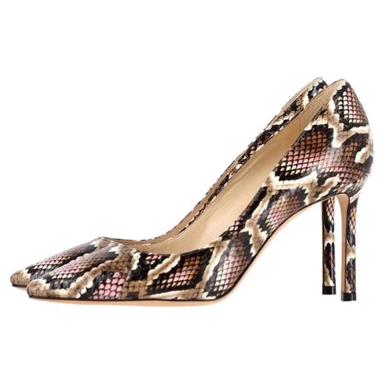 Jimmy Choo Romy Pumps mit Schlangenprägung aus Leder mit Animalprint - Image 5