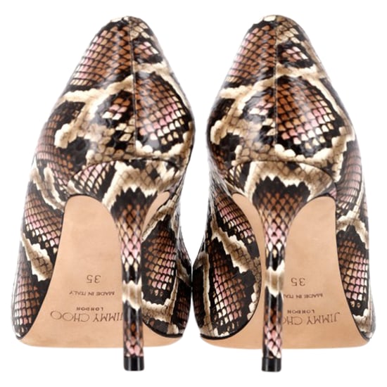 Jimmy Choo Romy Pumps mit Schlangenprägung aus Leder mit Animalprint - Image 6