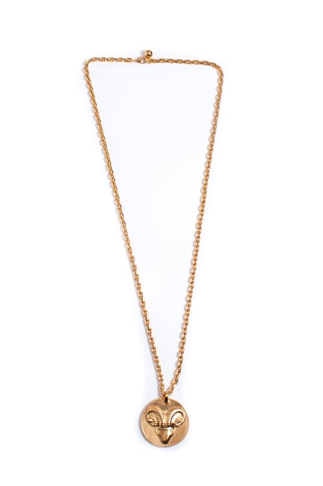 Blumarine Gold Aries Münzcollier - Image 3