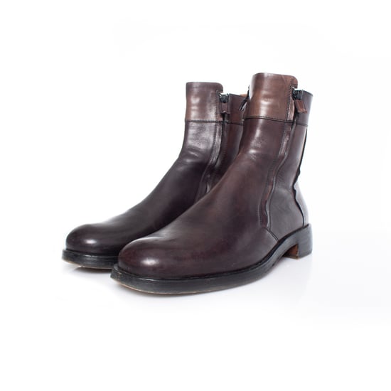 Costume National braune Lederstiefel - Image 1