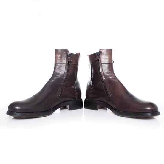 Costume National braune Lederstiefel - Image 4