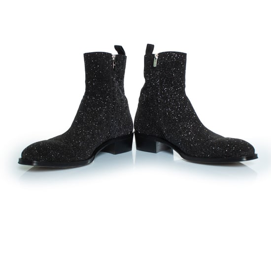 Alexander McQueen Glitzer-Ankle-Boots in Schwarz - Image 6