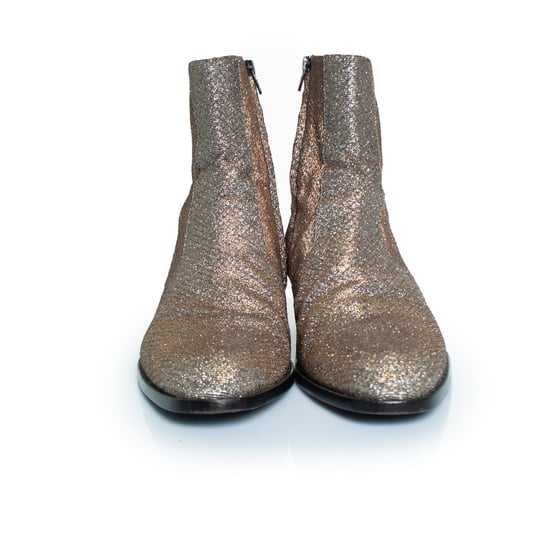 Saint Laurent Glitter Wyatt Stiefel Viper Night Herbst/Winter 2016 - Image 3
