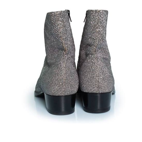 Saint Laurent Glitter Wyatt Stiefel Viper Night Herbst/Winter 2016 - Image 5