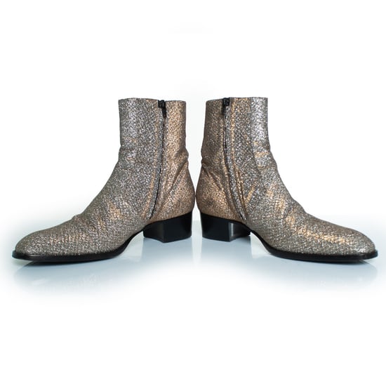 Saint Laurent Glitter Wyatt Stiefel Viper Night Herbst/Winter 2016 - Image 6