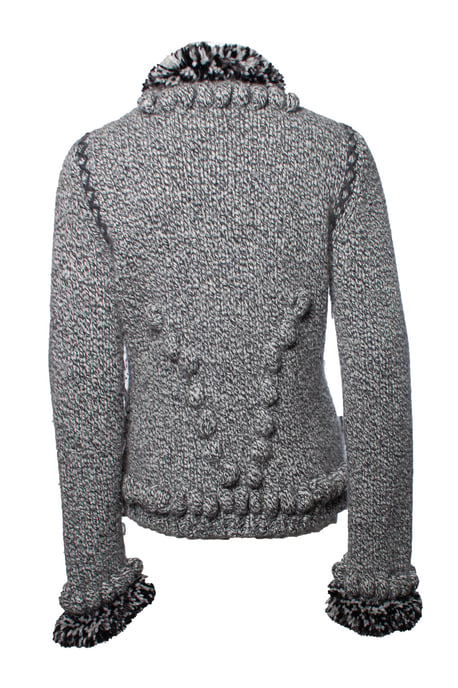 Alexander McQueen grauer Strickcardigan - Image 2