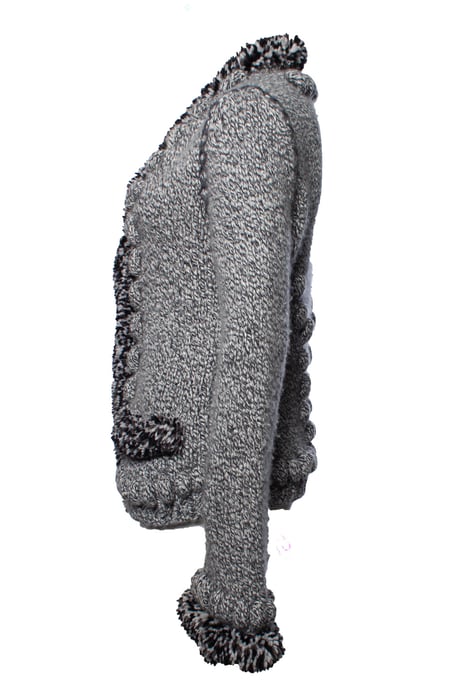 Alexander McQueen grauer Strickcardigan - Image 3