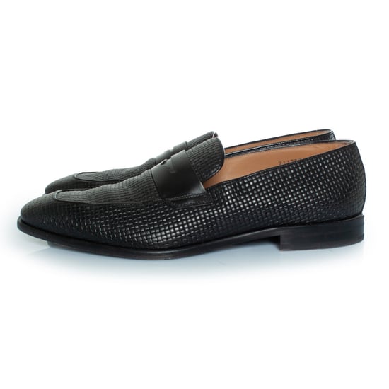 Boss Lisbon Loafer aus gewebtem Leder - Image 2
