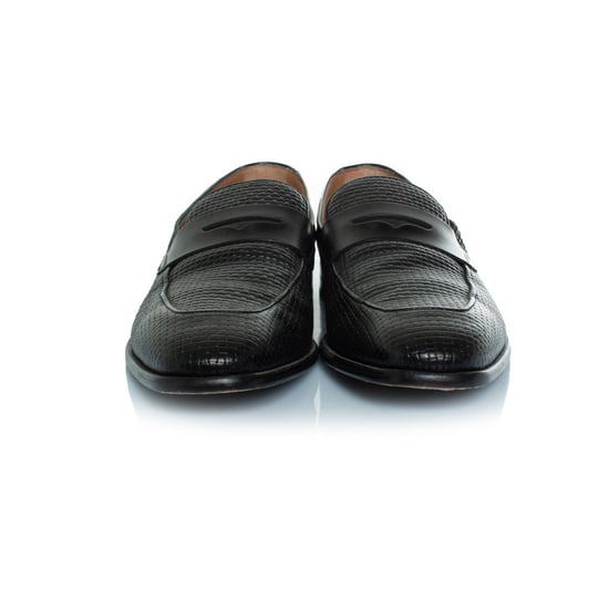 Boss Lisbon Loafer aus gewebtem Leder - Image 3