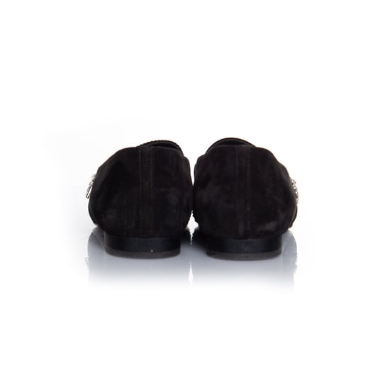Chanel Loafer aus schwarzem Wildleder mit Kometenstern-Motiv - Image 3
