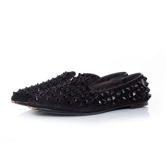 Philipp Plein Wildleder-Nietenloafer in Schwarz - Image 1