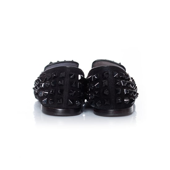 Philipp Plein Wildleder-Nietenloafer in Schwarz - Image 3
