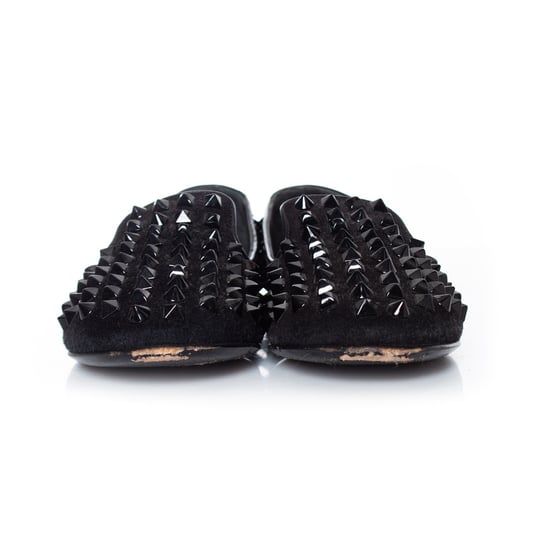 Philipp Plein Wildleder-Nietenloafer in Schwarz - Image 4