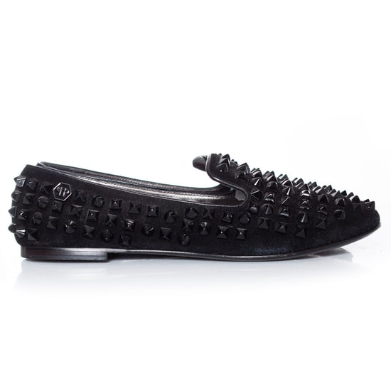 Philipp Plein Wildleder-Nietenloafer in Schwarz - Image 5