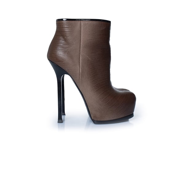 Yves Saint Laurent Tribute Leder-Ankle-Boots - Image 5