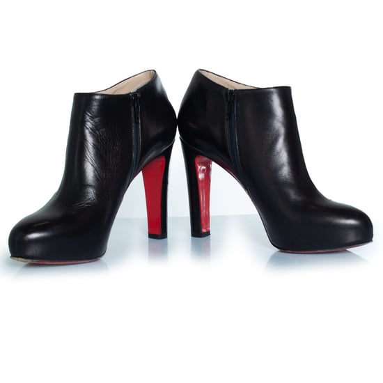 Schwarze Leder-Ankle-Boots von Christian Louboutin - Image 6