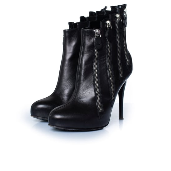 Giuseppe Zanotti Stiefeletten aus schwarzem Leder mit Reißverschluss - Image 1