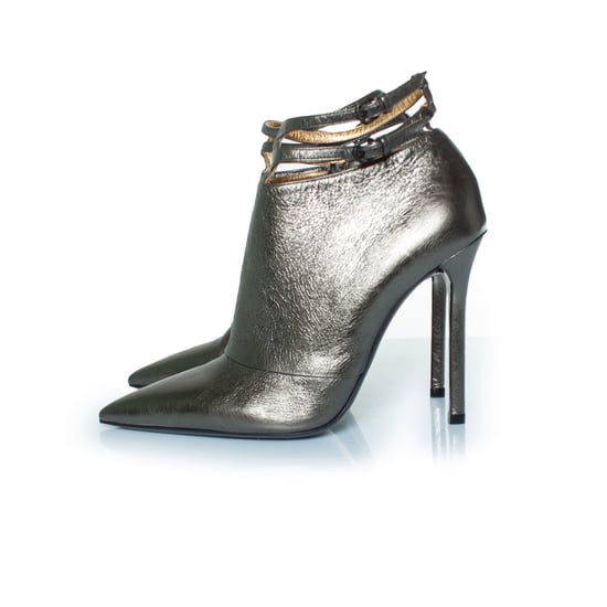 Bottega Veneta Stiefeletten aus Metallic-Leder - Image 1