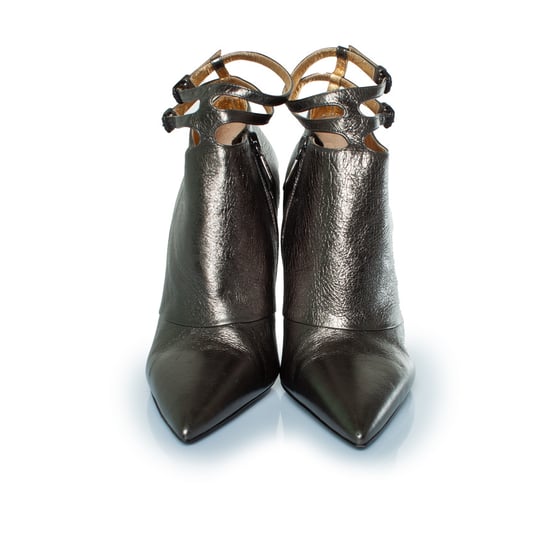 Bottega Veneta Stiefeletten aus Metallic-Leder - Image 3