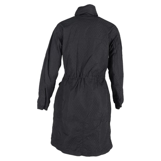 Louis Vuitton Strukturierte Lange Jacke aus schwarzem Nylon - Image 3
