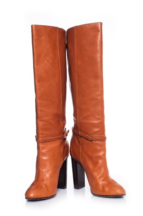 Dsquared2 braune Lederstiefel. - Image 4