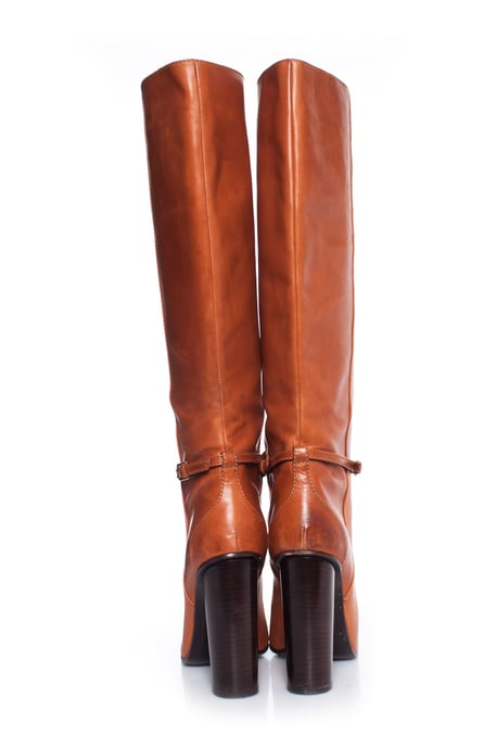 Dsquared2 braune Lederstiefel. - Image 6