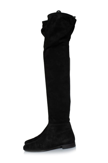 Jimmy Choo Overknee-Stiefel „Milan“ in Schwarz - Image 2